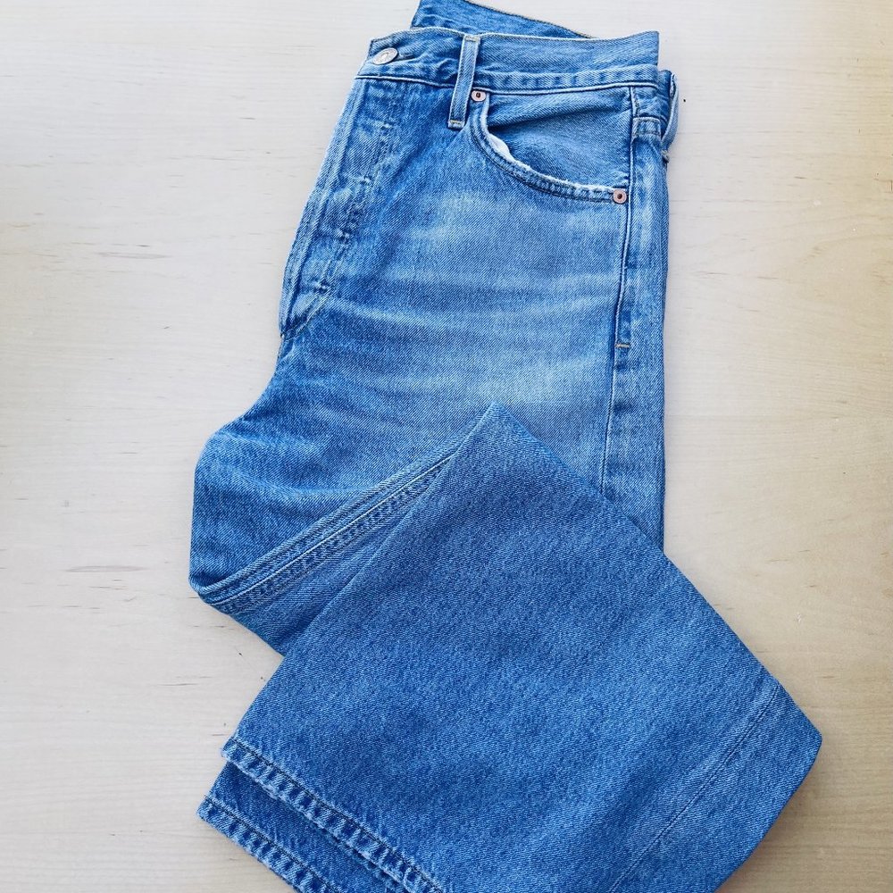 Citizens of Humanity Sacha High-Rise Wide-Leg Jeans